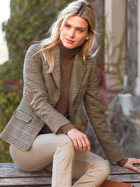 Vestes en tweed Femme .